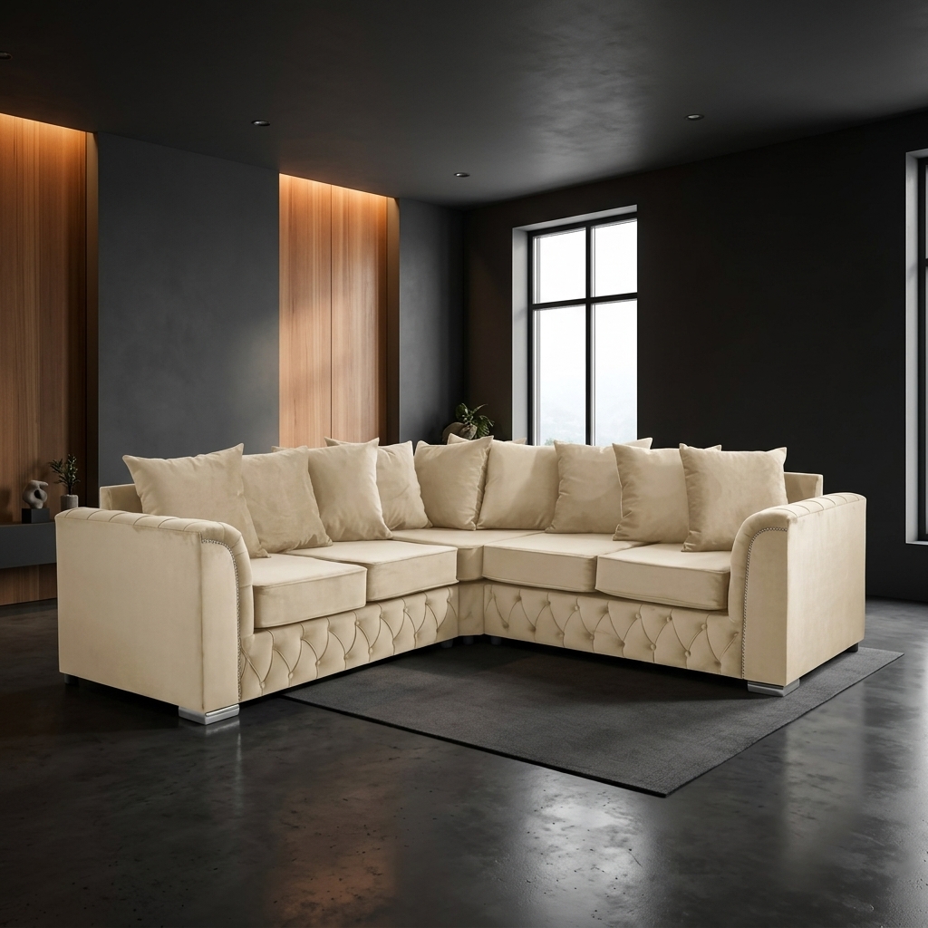 Malibu Corner Scatterback — corner sofa for sale in the UK, cash on delivery